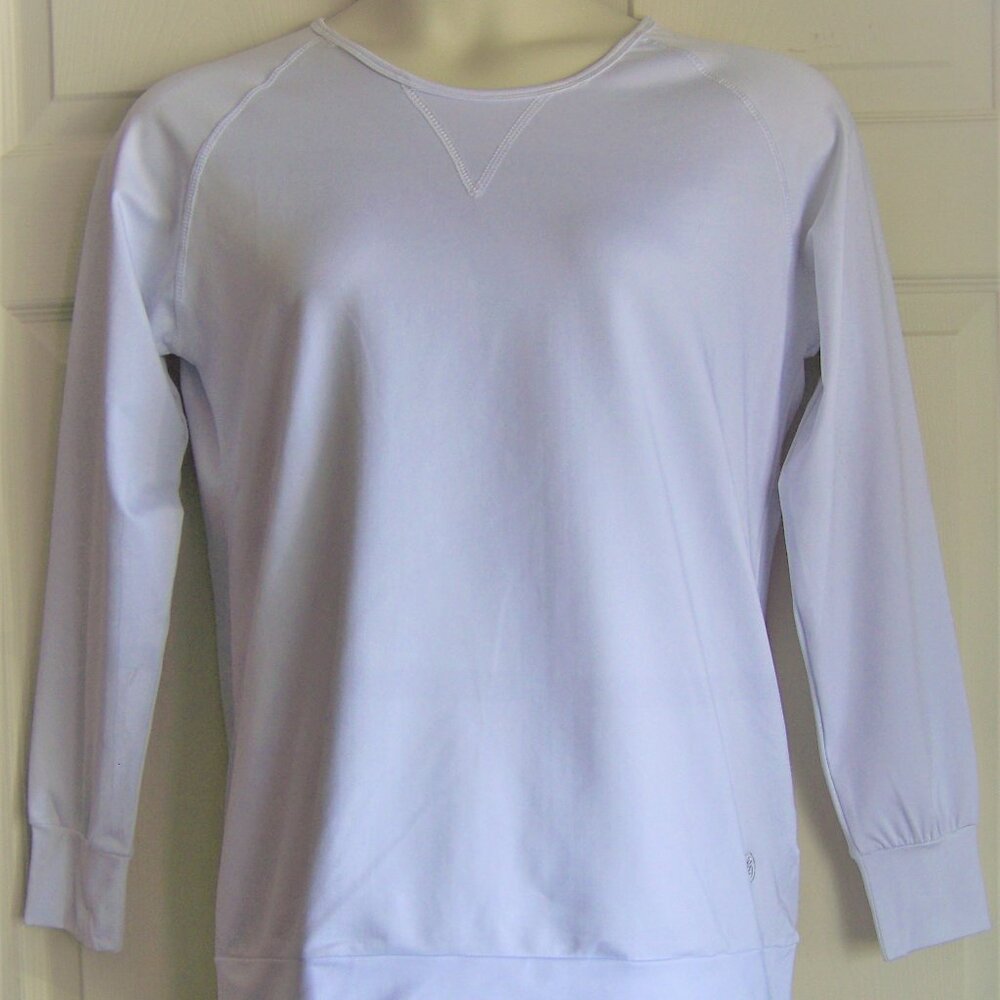 LA Society Women’s Stretch Fitted Open Back Athletic Yoga long sleeve XL